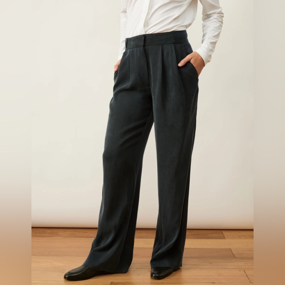 Aday Cupro Structured Work Trouser - image 5